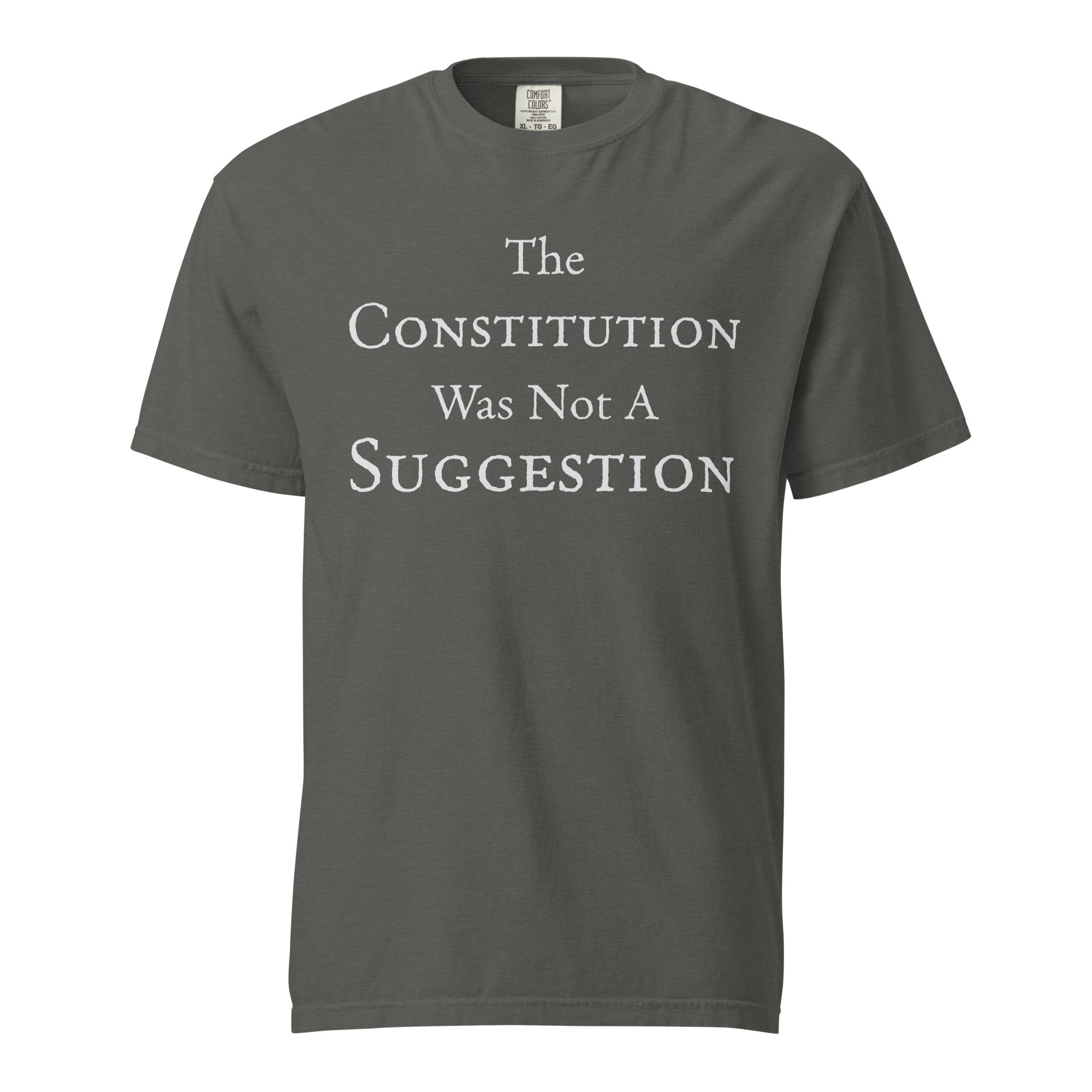 The Constitution Was Not a Suggestion shirt mockup